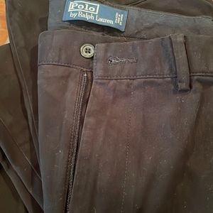 Polo black khakis
